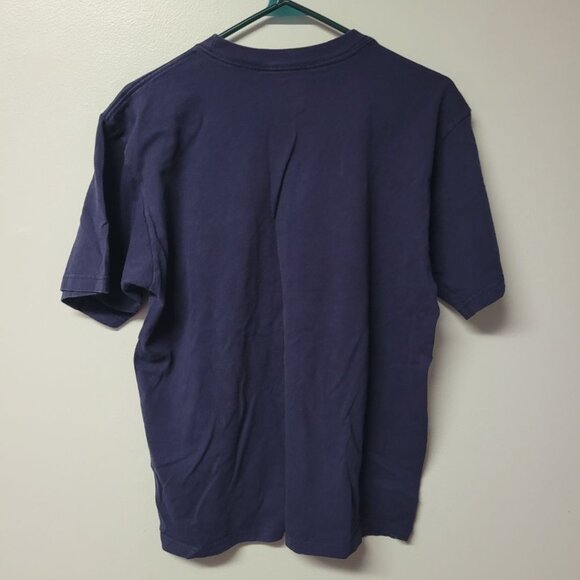 Patriots Reebok Tee Shirt Dark Blue Mens Medium Cotton NFL Fan Football USA - Picture 2 of 7